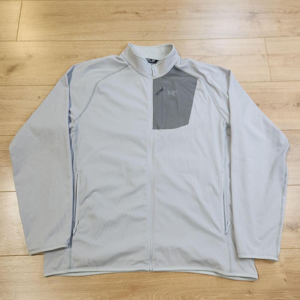 Arc'teryx Delta Jacket Mens 2XL Gray Fleece Full Zip Lightweight Hiking